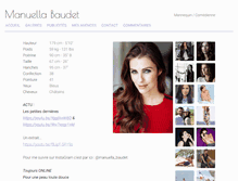 Tablet Screenshot of manuellabaudet.com